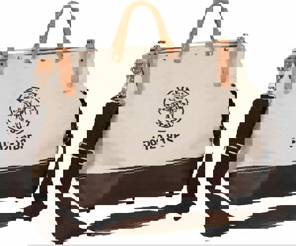 13 POCKET BROWN & TAN CANVAS TOOL BAG